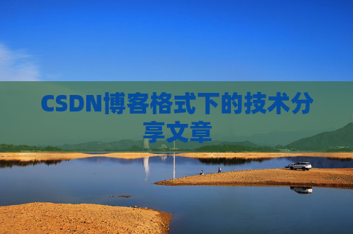 CSDN博客格式下的技术分享文章